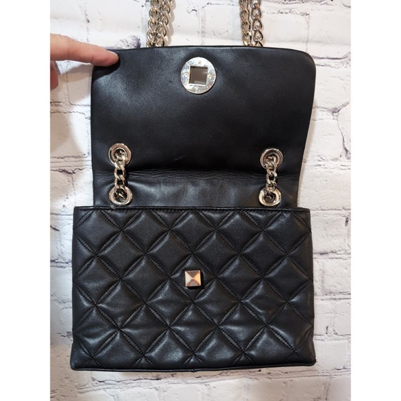Kate Spade Natalia Convertible Black Shoulder Crossbody Bag Quilted - Picture 9 of 16